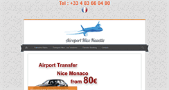 Desktop Screenshot of nice-airport-to-nice.com