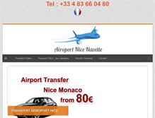 Tablet Screenshot of nice-airport-to-nice.com